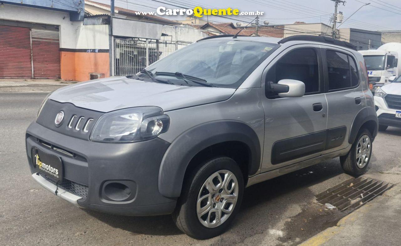 FIAT   UNO WAY 1.0 EVO FIRE FLEX 8V 5P   PRATA 2011 1.0 FLEX - Loja