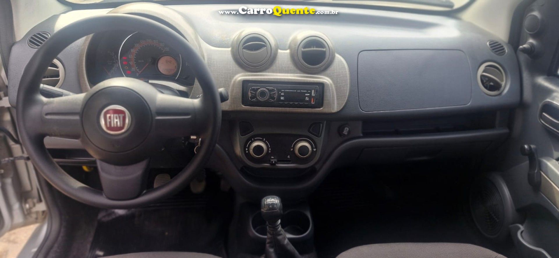 FIAT   UNO WAY 1.0 EVO FIRE FLEX 8V 5P   PRATA 2011 1.0 FLEX - Loja