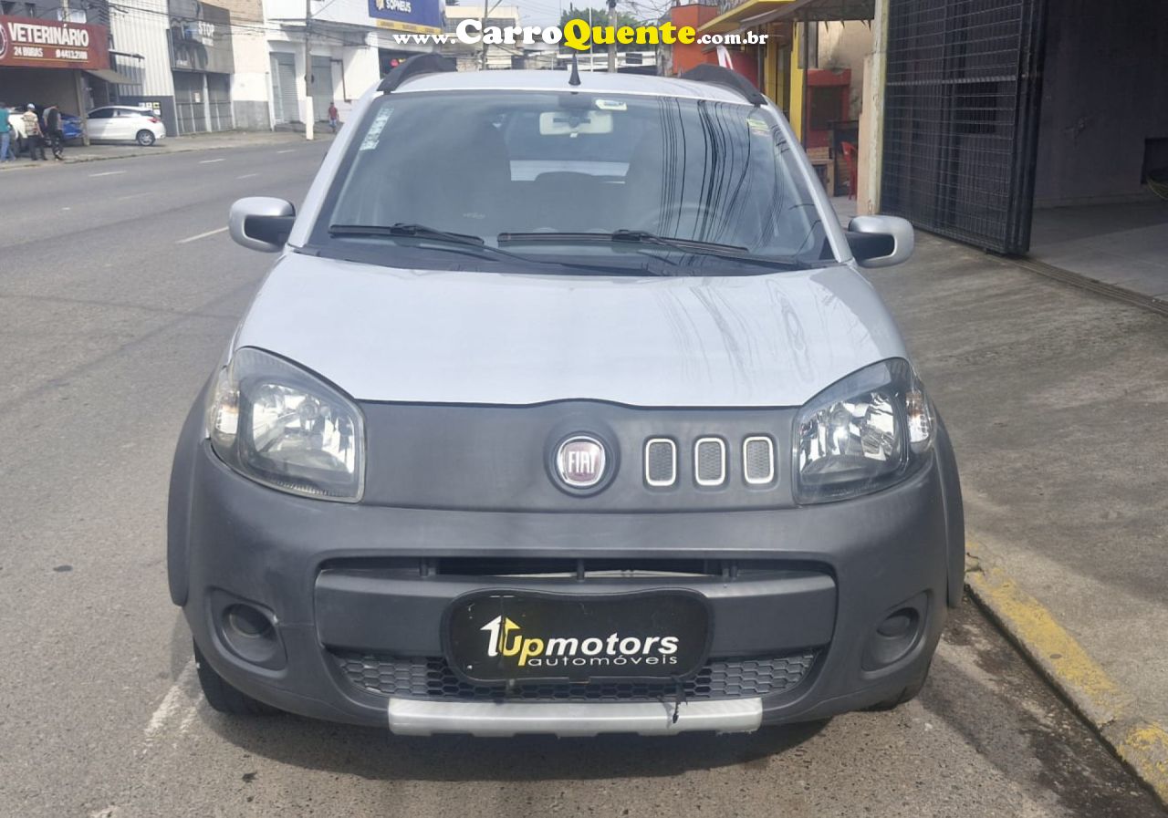 FIAT   UNO WAY 1.0 EVO FIRE FLEX 8V 5P   PRATA 2011 1.0 FLEX - Loja