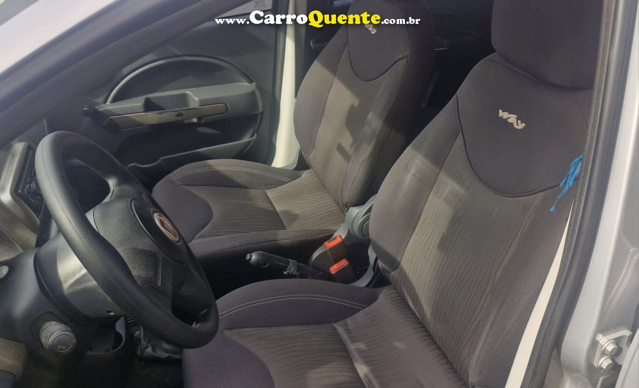 FIAT   UNO WAY 1.0 EVO FIRE FLEX 8V 5P   PRATA 2011 1.0 FLEX - Loja