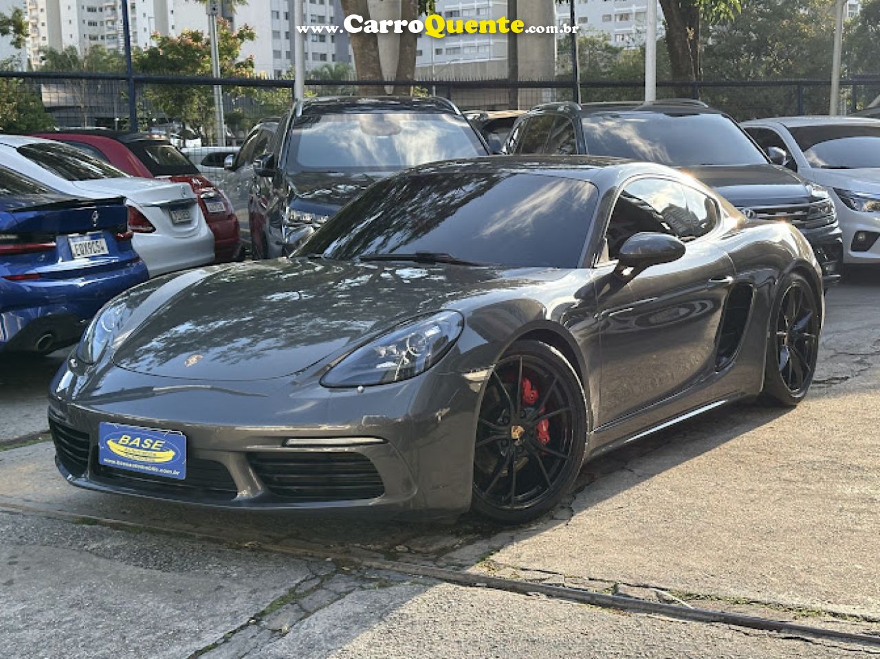 PORSCHE   718 CAYMAN S 2.5 350CV   CINZA 2018 2.5 16V GASOLINA - Loja