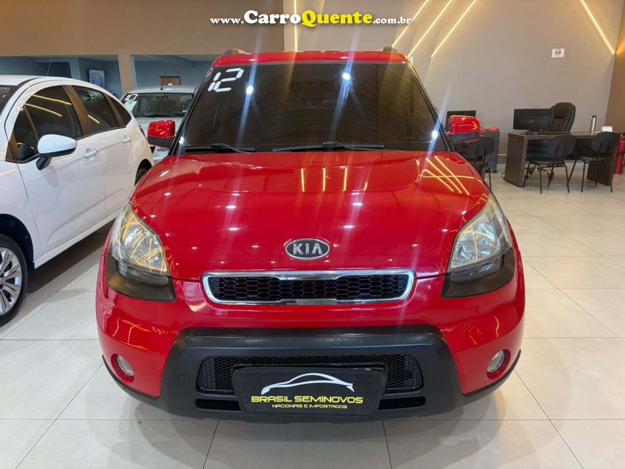 KIA   KIA SOUL EX   VERMELHO 2012 1.6 FLEX - Loja
