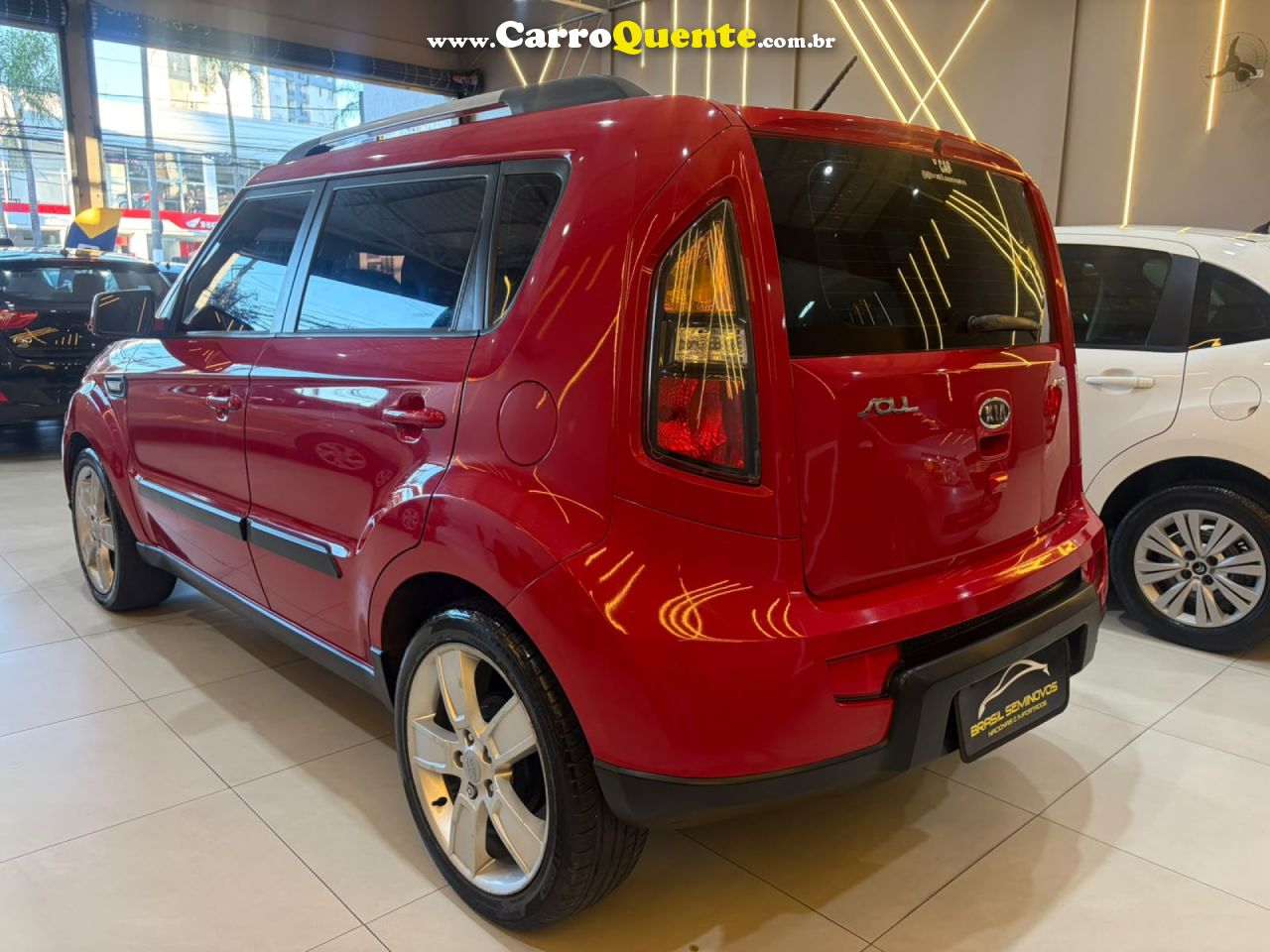 KIA   KIA SOUL EX   VERMELHO 2012 1.6 FLEX - Loja