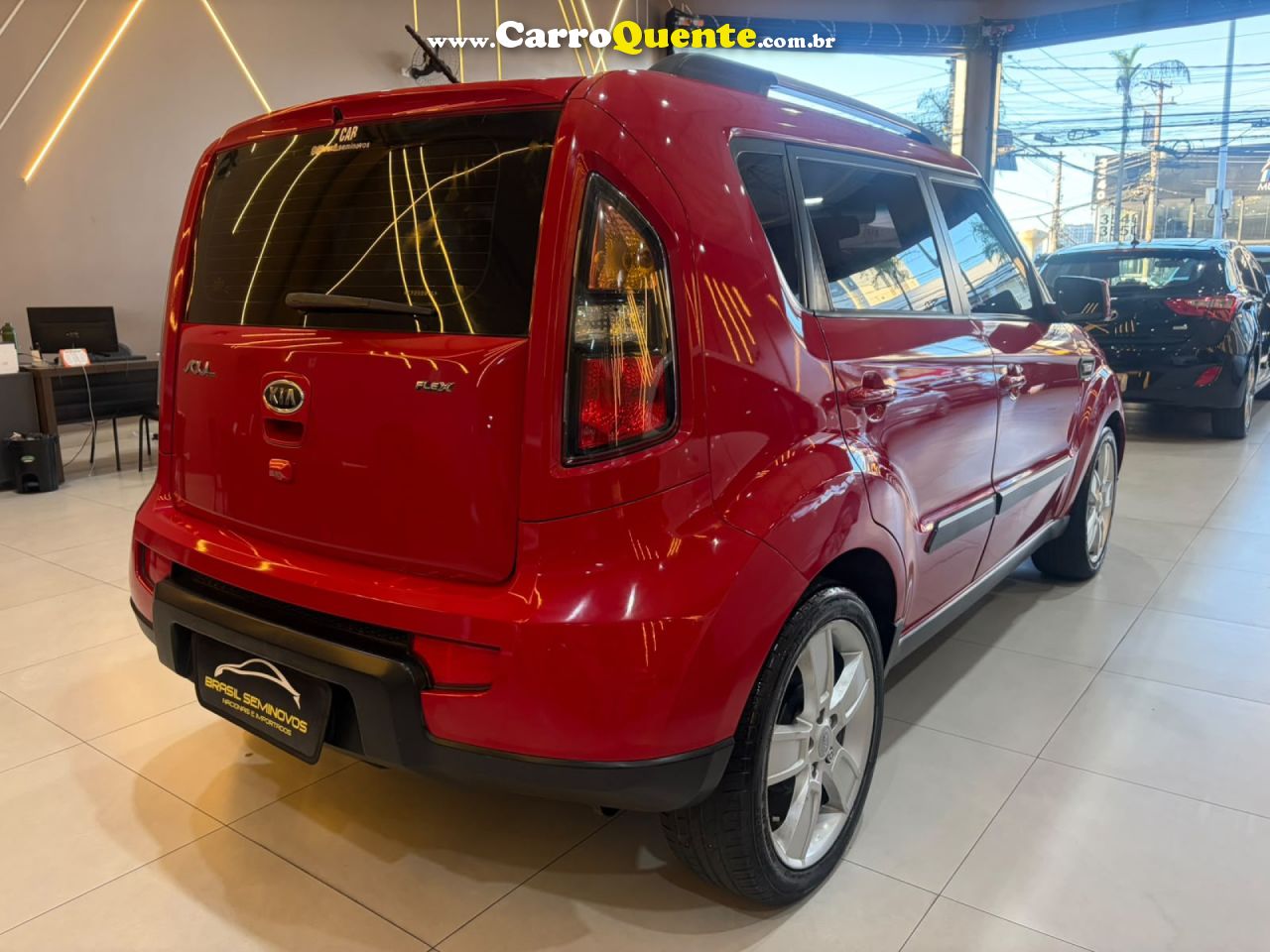 KIA   KIA SOUL EX   VERMELHO 2012 1.6 FLEX - Loja