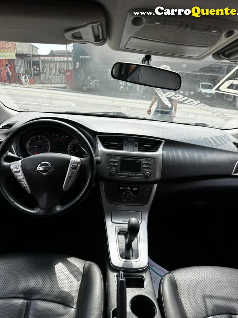 NISSAN   SENTRA SV 2.0 FLEXSTART 16V AUT.   AZUL 2015 2.0 FLEX - Loja