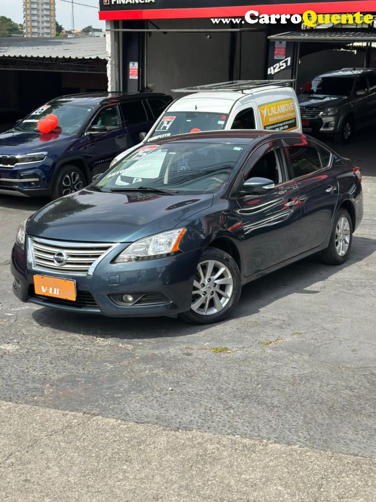 NISSAN   SENTRA SV 2.0 FLEXSTART 16V AUT.   AZUL 2015 2.0 FLEX - Loja