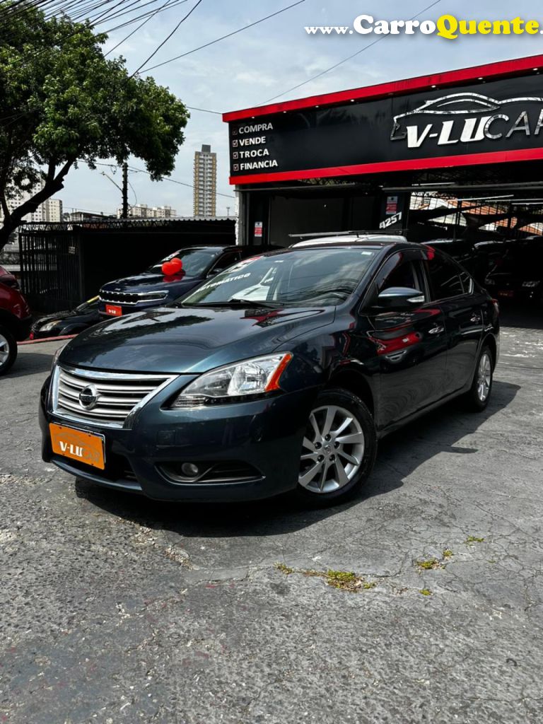 NISSAN   SENTRA SV 2.0 FLEXSTART 16V AUT.   AZUL 2015 2.0 FLEX - Loja