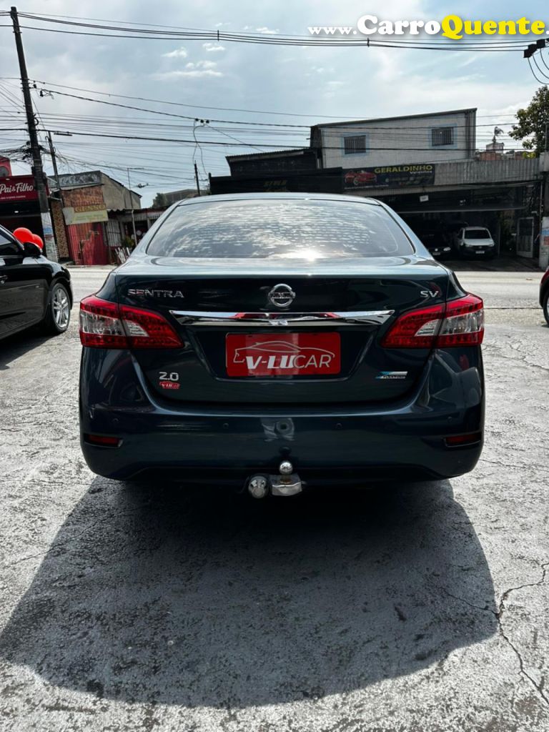NISSAN   SENTRA SV 2.0 FLEXSTART 16V AUT.   AZUL 2015 2.0 FLEX - Loja
