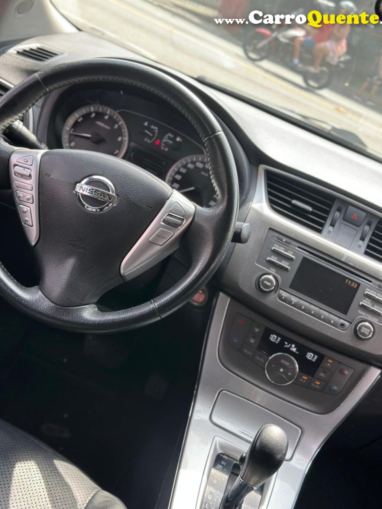 NISSAN   SENTRA SV 2.0 FLEXSTART 16V AUT.   AZUL 2015 2.0 FLEX - Loja