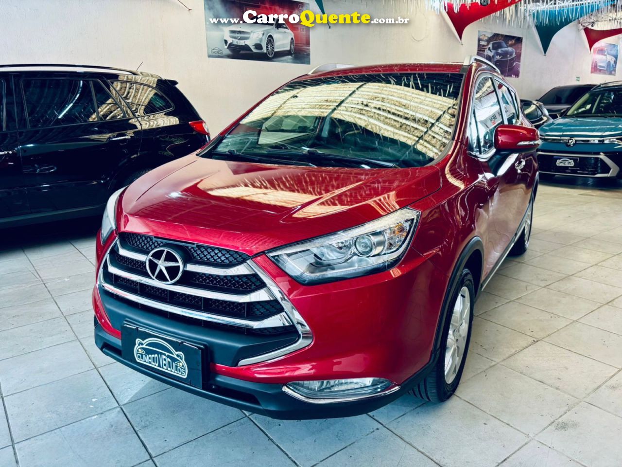 JAC   T5 1.5 JET FLEX 16V 5P AUT.   VERMELHO 2017 1.5 FLEX - Loja