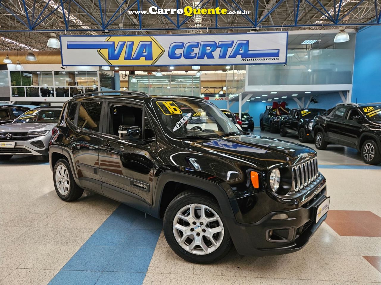 JEEP RENEGADE 1.8 LONGITUDE * SOMENTE 81.000Km * 2016 - Loja