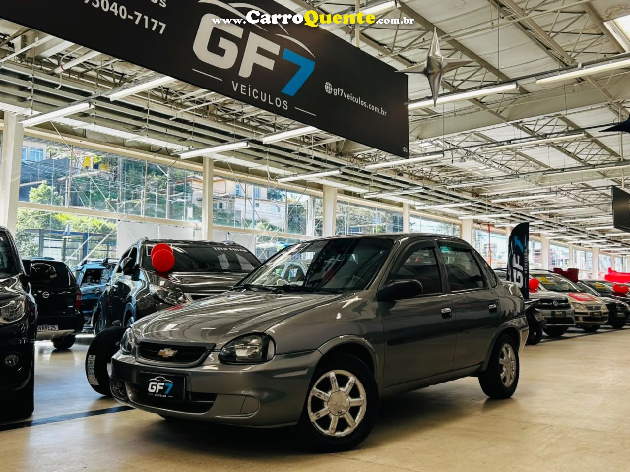 CHEVROLET   CORSA SED.WIND 1.0MILLENIUMCLASSIC VHC   CINZA 2005 1.0 GASOLINA - Loja