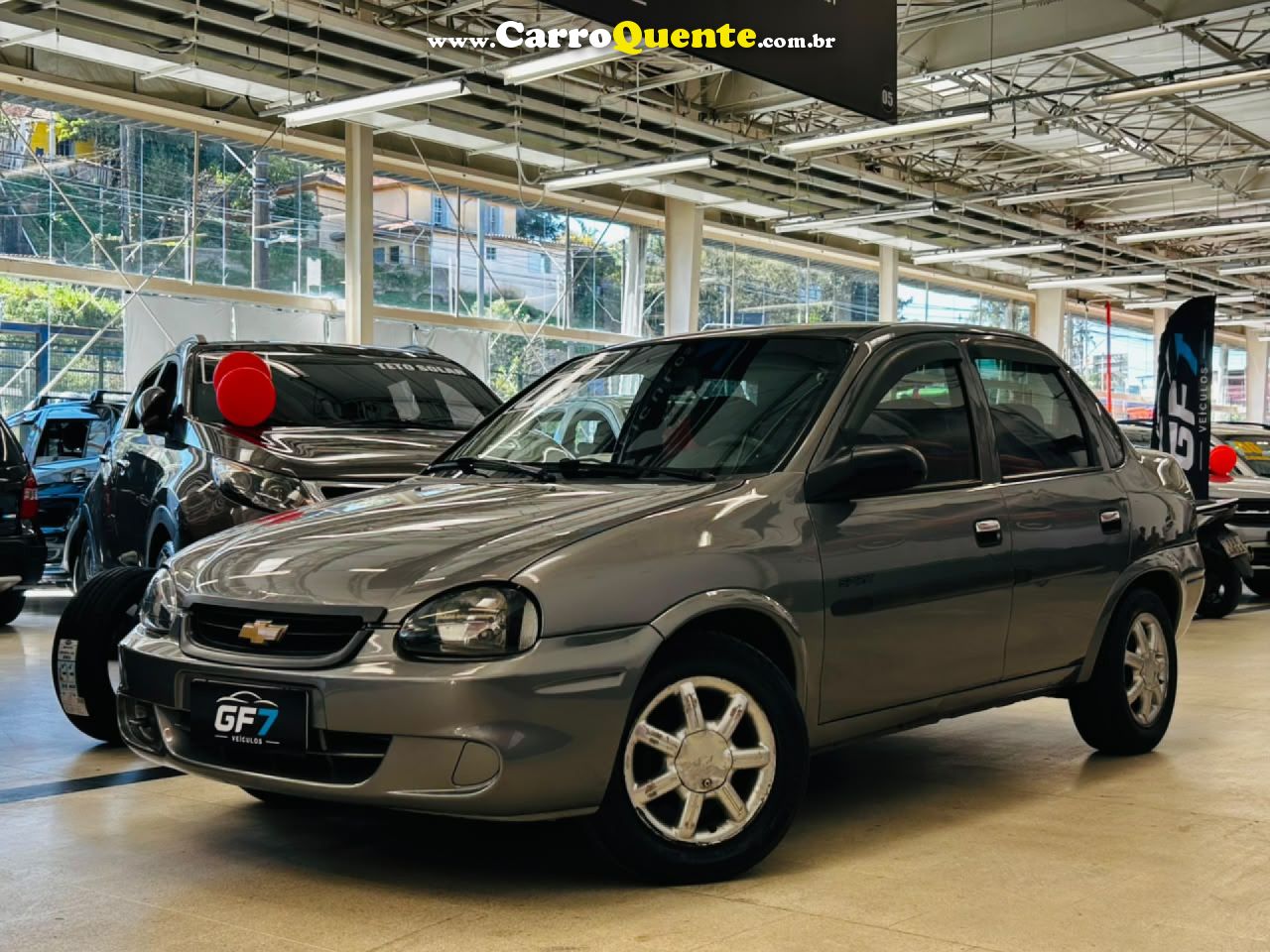 CHEVROLET   CORSA SED.WIND 1.0MILLENIUMCLASSIC VHC   CINZA 2005 1.0 GASOLINA - Loja