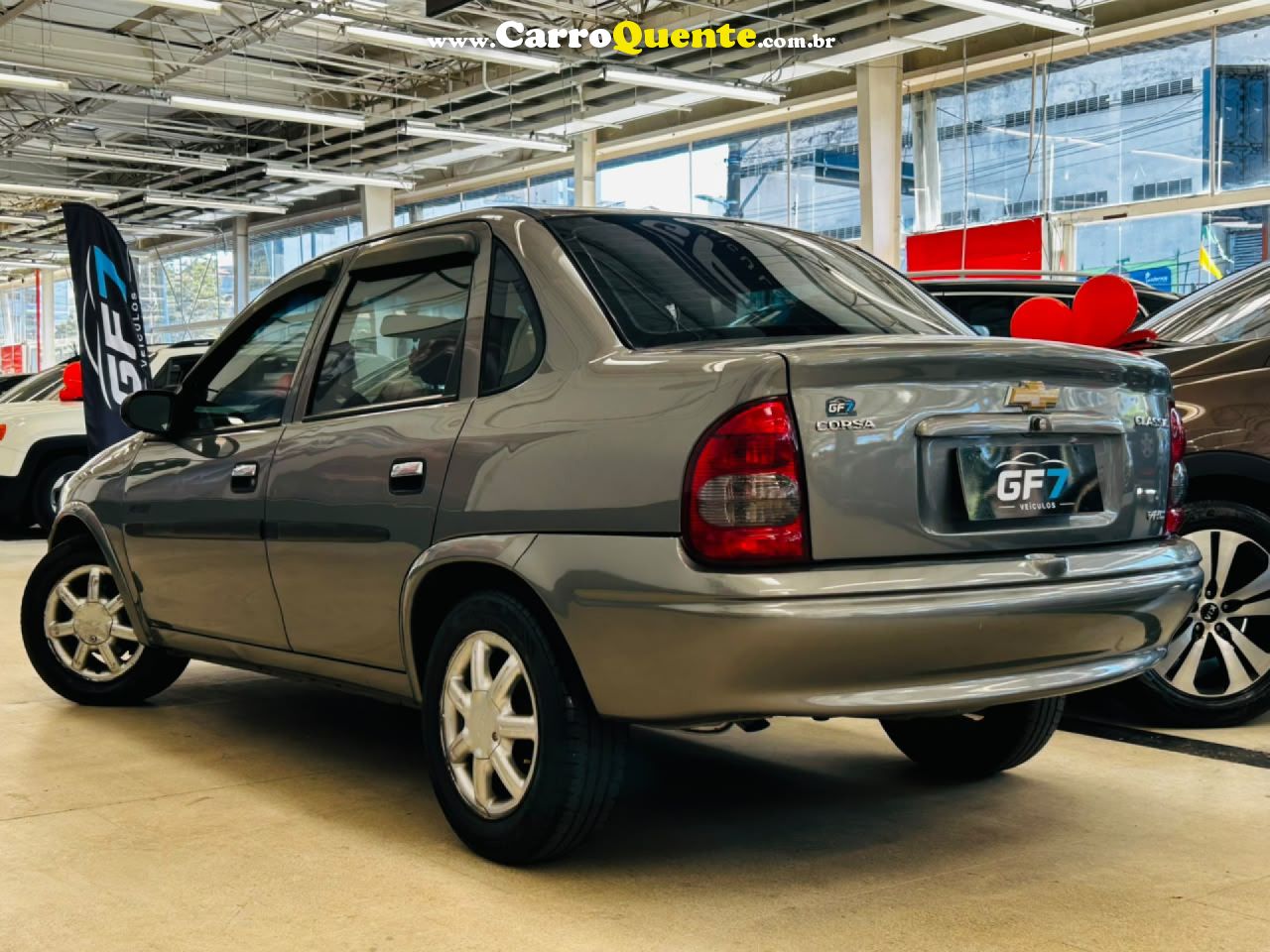 CHEVROLET   CORSA SED.WIND 1.0MILLENIUMCLASSIC VHC   CINZA 2005 1.0 GASOLINA - Loja
