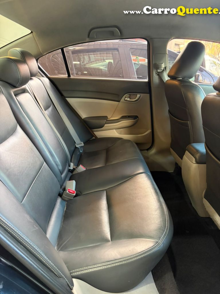 HONDA   CIVIC SEDAN LXS 1.81.8 FLEX 16V AUT. 4P   PRETO 2014 1.8 FLEX - Loja