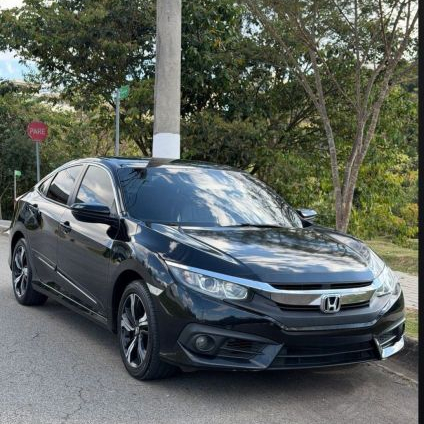 HONDA   CIVIC SEDAN EX 2.0 FLEX 16V AUT.4P   PRETO 2017 2.0 FLEX