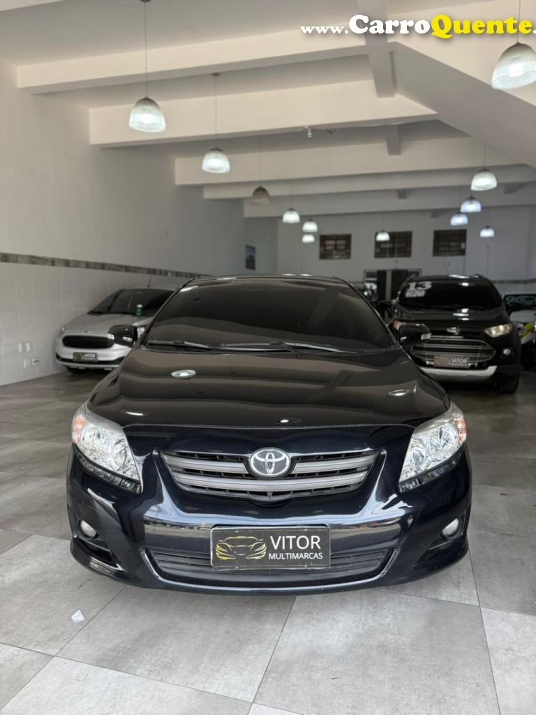 TOYOTA   COROLLA XEI 1.81.8 FLEX 16V AUT.   PRETO 2009 1.8 FLEX - Loja