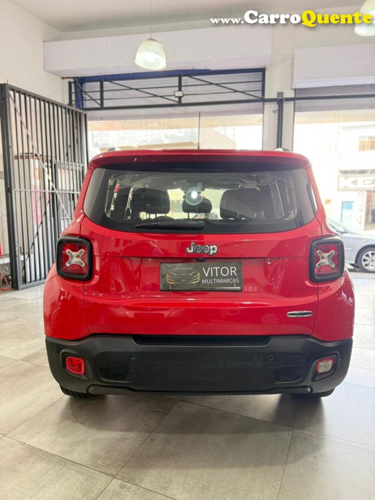 JEEP   RENEGADE LONGITUDE 1.8 4X2 FLEX 16V AUT.   VERMELHO 2016 1.8 FLEX - Loja