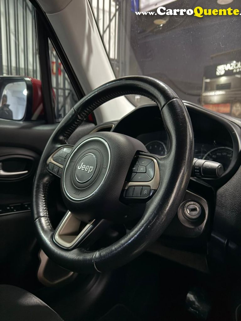 JEEP   RENEGADE LONGITUDE 1.8 4X2 FLEX 16V AUT.   VERMELHO 2016 1.8 FLEX - Loja