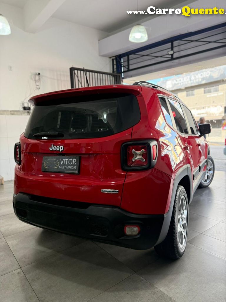 JEEP   RENEGADE LONGITUDE 1.8 4X2 FLEX 16V AUT.   VERMELHO 2016 1.8 FLEX - Loja