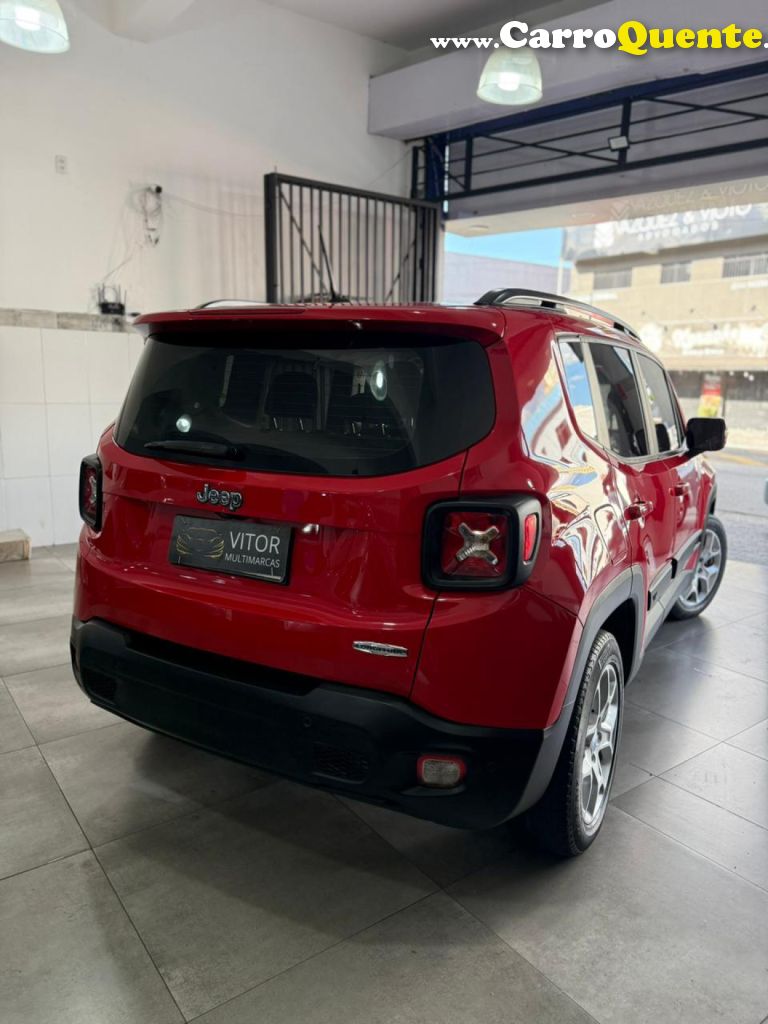 JEEP   RENEGADE LONGITUDE 1.8 4X2 FLEX 16V AUT.   VERMELHO 2016 1.8 FLEX - Loja