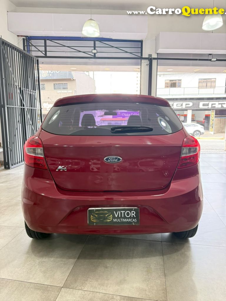 FORD   KA 1.0 SESE PLUS TIVCT FLEX 5P   VERMELHO 2018 1.0 FLEX - Loja
