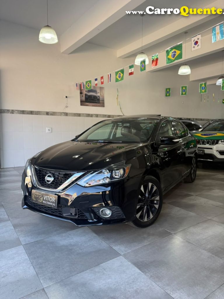NISSAN   SENTRA SL 2.0 FLEXSTART 16V AUT.   PRETO 2017 2.0 GASOLINA - Loja