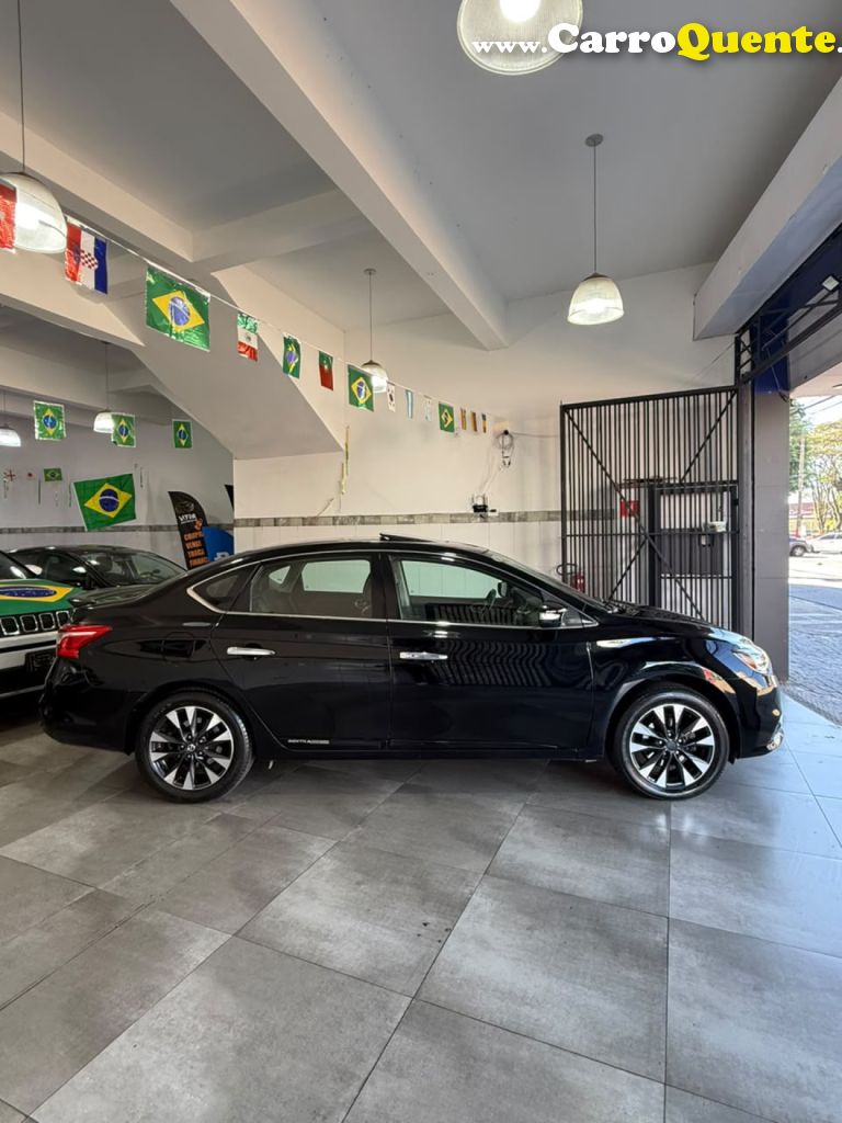 NISSAN   SENTRA SL 2.0 FLEXSTART 16V AUT.   PRETO 2017 2.0 GASOLINA - Loja