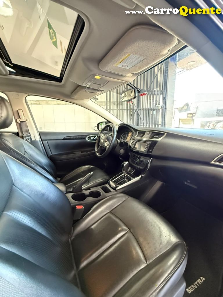 NISSAN   SENTRA SL 2.0 FLEXSTART 16V AUT.   PRETO 2017 2.0 GASOLINA - Loja