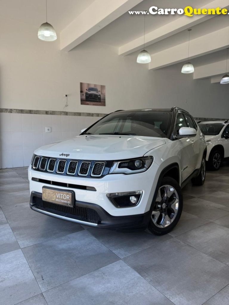 JEEP   COMPASS LIMITED 2.0 4X2 FLEX 16V AUT.   BRANCO 2018 2.0 FLEX - Loja