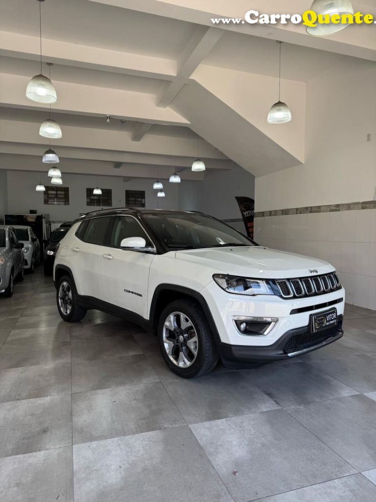 JEEP   COMPASS LIMITED 2.0 4X2 FLEX 16V AUT.   BRANCO 2018 2.0 FLEX - Loja