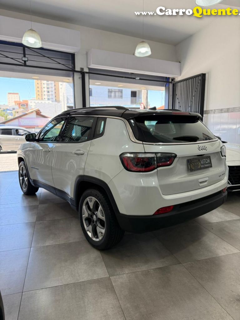 JEEP   COMPASS LIMITED 2.0 4X2 FLEX 16V AUT.   BRANCO 2018 2.0 FLEX - Loja