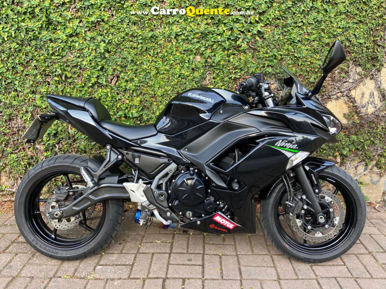 KAWASAKI   NINJA 650R 649CC   PRETO 2021 350 GASOLINA - Loja