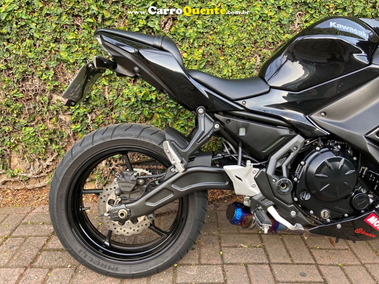 KAWASAKI   NINJA 650R 649CC   PRETO 2021 350 GASOLINA - Loja