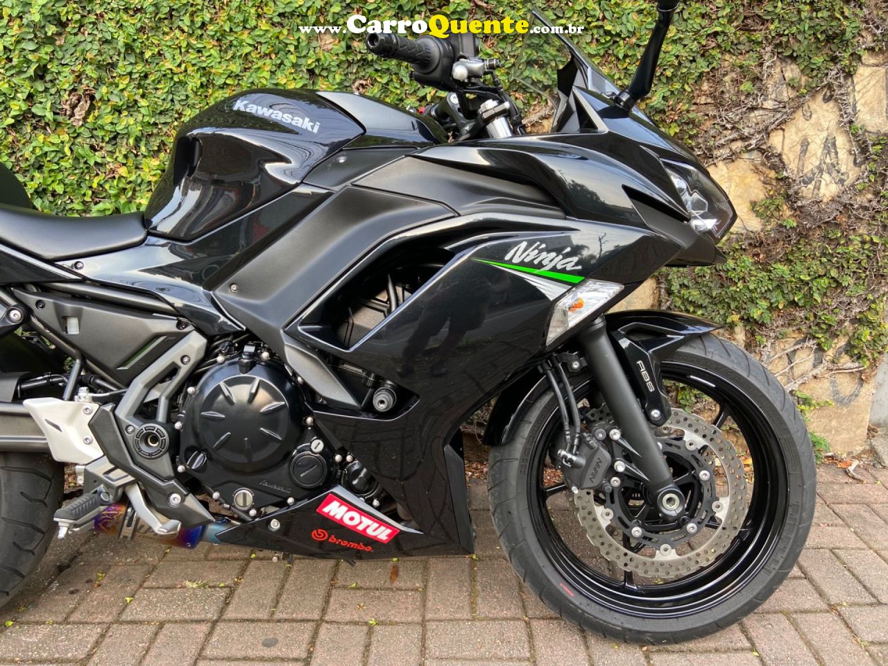 KAWASAKI   NINJA 650R 649CC   PRETO 2021 350 GASOLINA - Loja