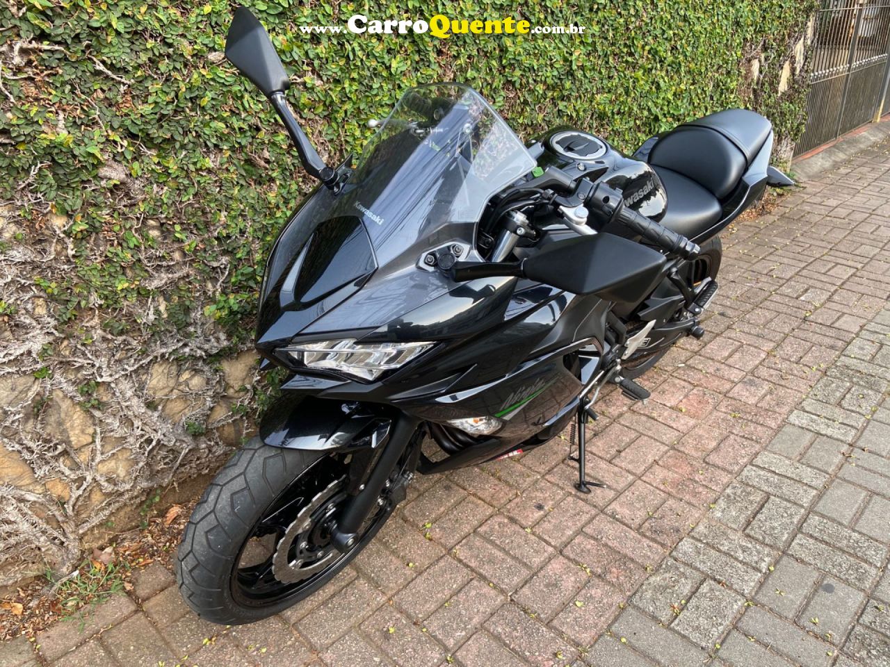 KAWASAKI   NINJA 650R 649CC   PRETO 2021 350 GASOLINA - Loja