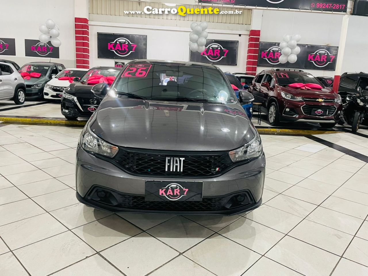 FIAT   ARGO DRIVE 1.0 6V FLEX   CINZA 2026 1.0 FLEX - Loja