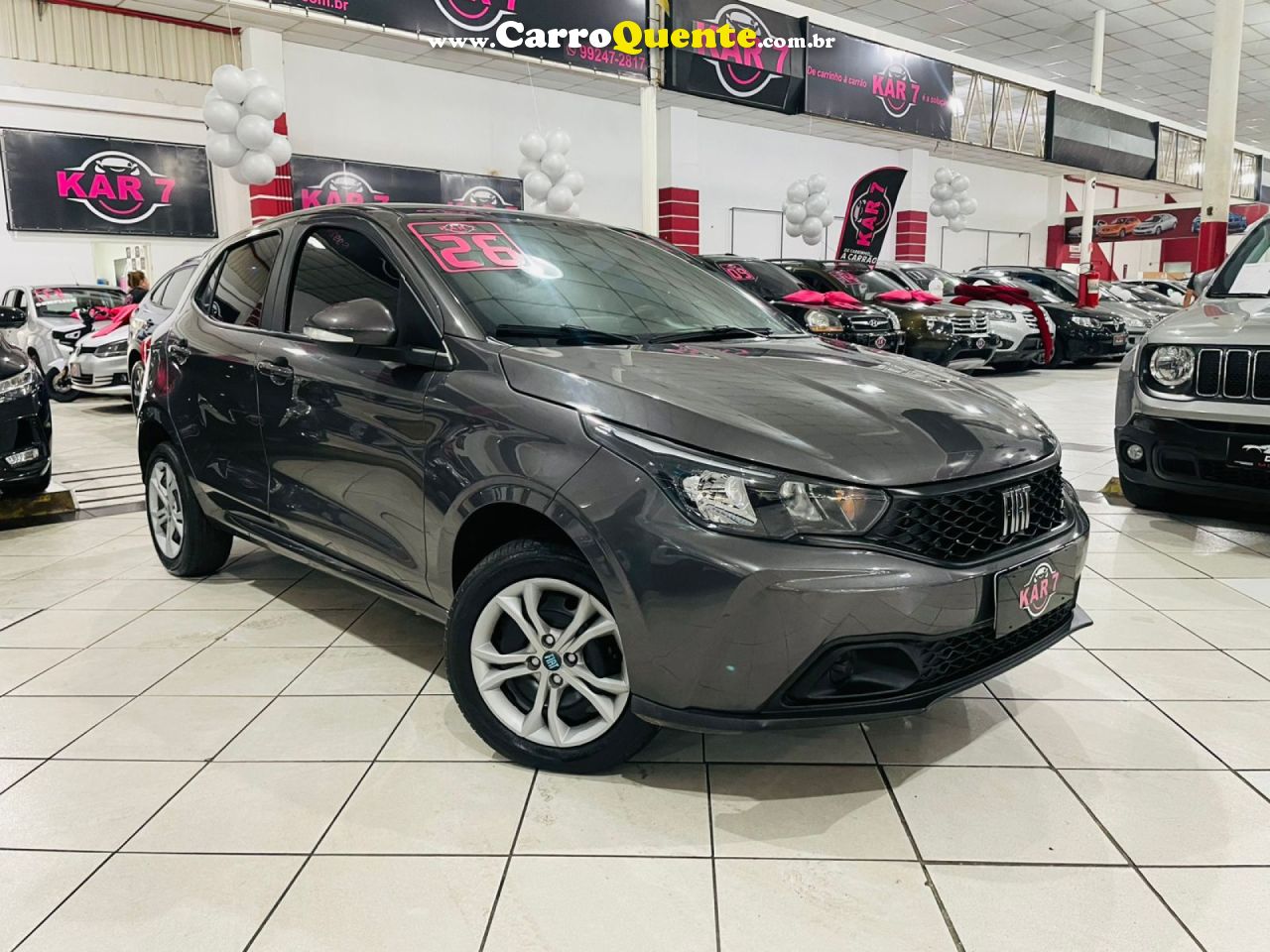 FIAT   ARGO DRIVE 1.0 6V FLEX   CINZA 2026 1.0 FLEX - Loja
