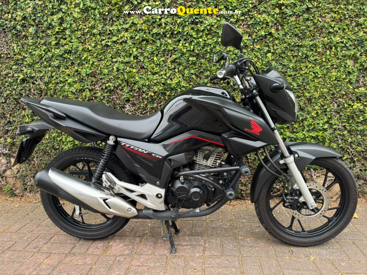 HONDA   CG 160 TITAN   PRETO 2024 160 GASOLINA - Loja
