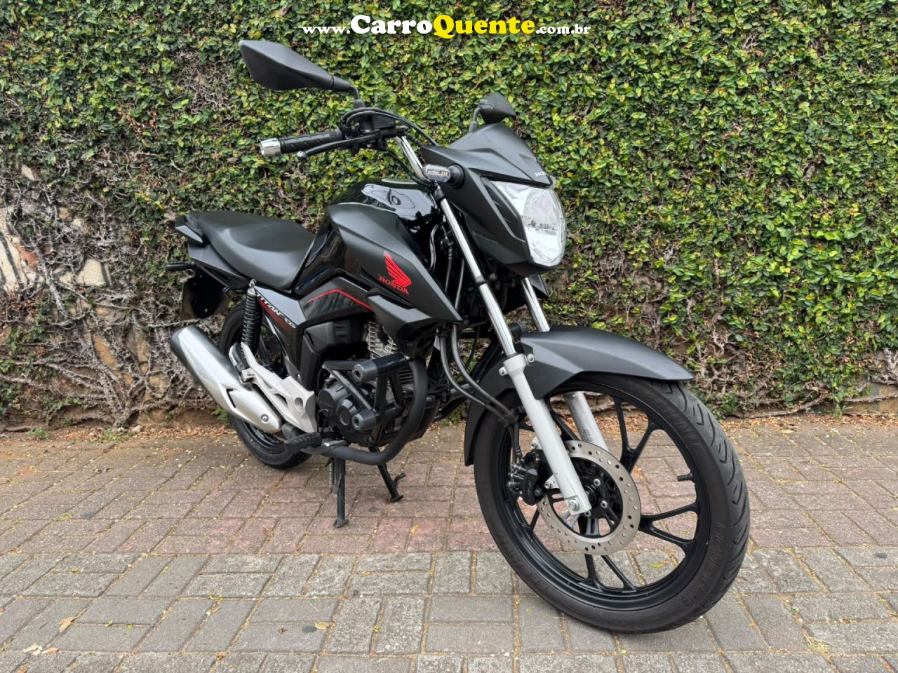 HONDA   CG 160 TITAN   PRETO 2024 160 GASOLINA - Loja