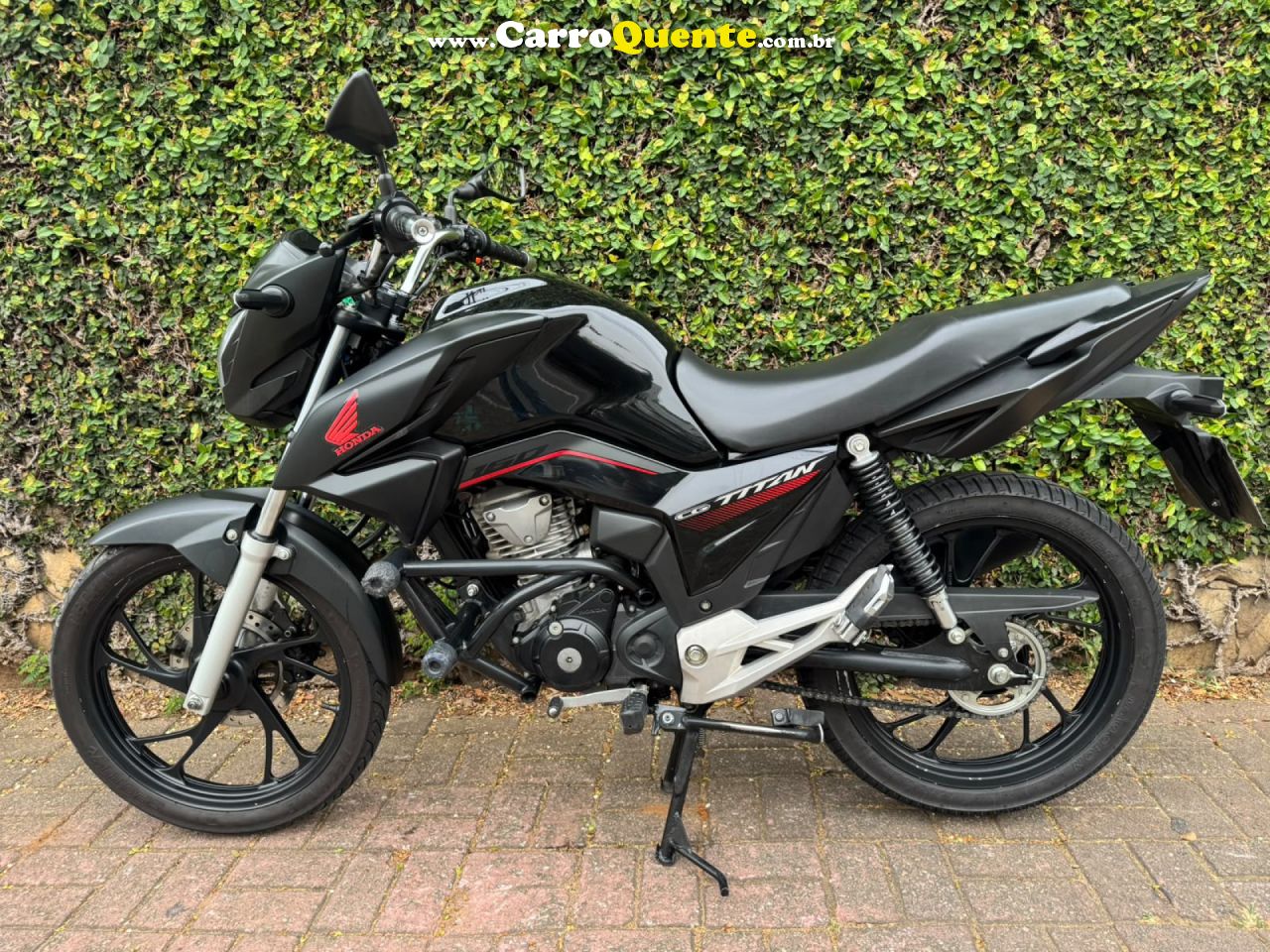 HONDA   CG 160 TITAN   PRETO 2024 160 GASOLINA - Loja