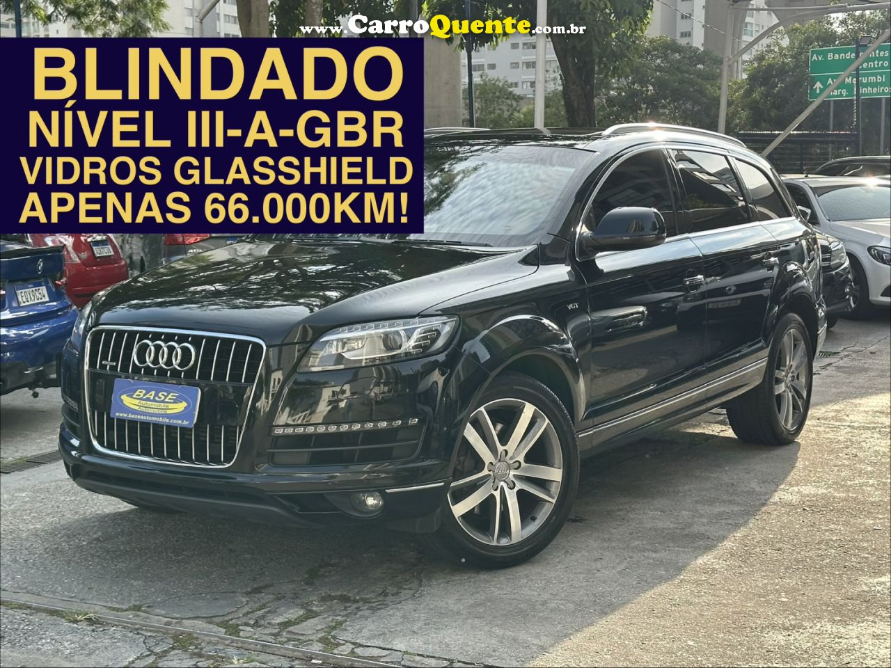 AUDI   Q7 3.0 V6 TFSI  QUAT.TIP.5P PERFORMANCE   PRETO 2015 3.0 GASOLINA - Loja