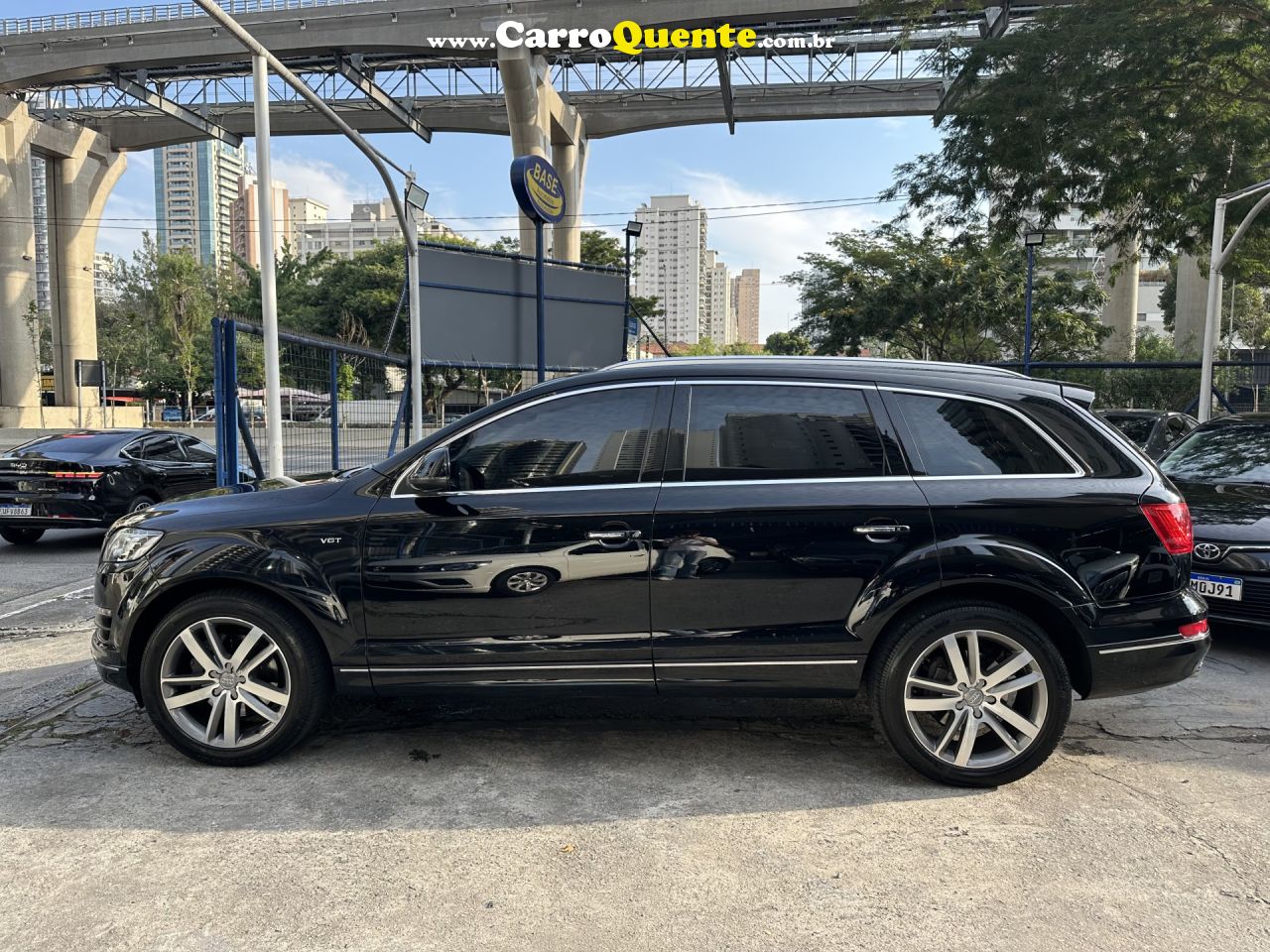 AUDI   Q7 3.0 V6 TFSI  QUAT.TIP.5P PERFORMANCE   PRETO 2015 3.0 GASOLINA - Loja