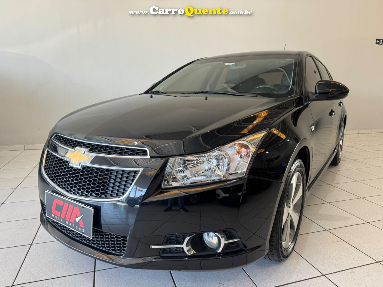 CHEVROLET   CRUZE LT 1.8 16V FLEXPOWER 4P AUT.   PRETO 2012 1.8 FLEX - Loja