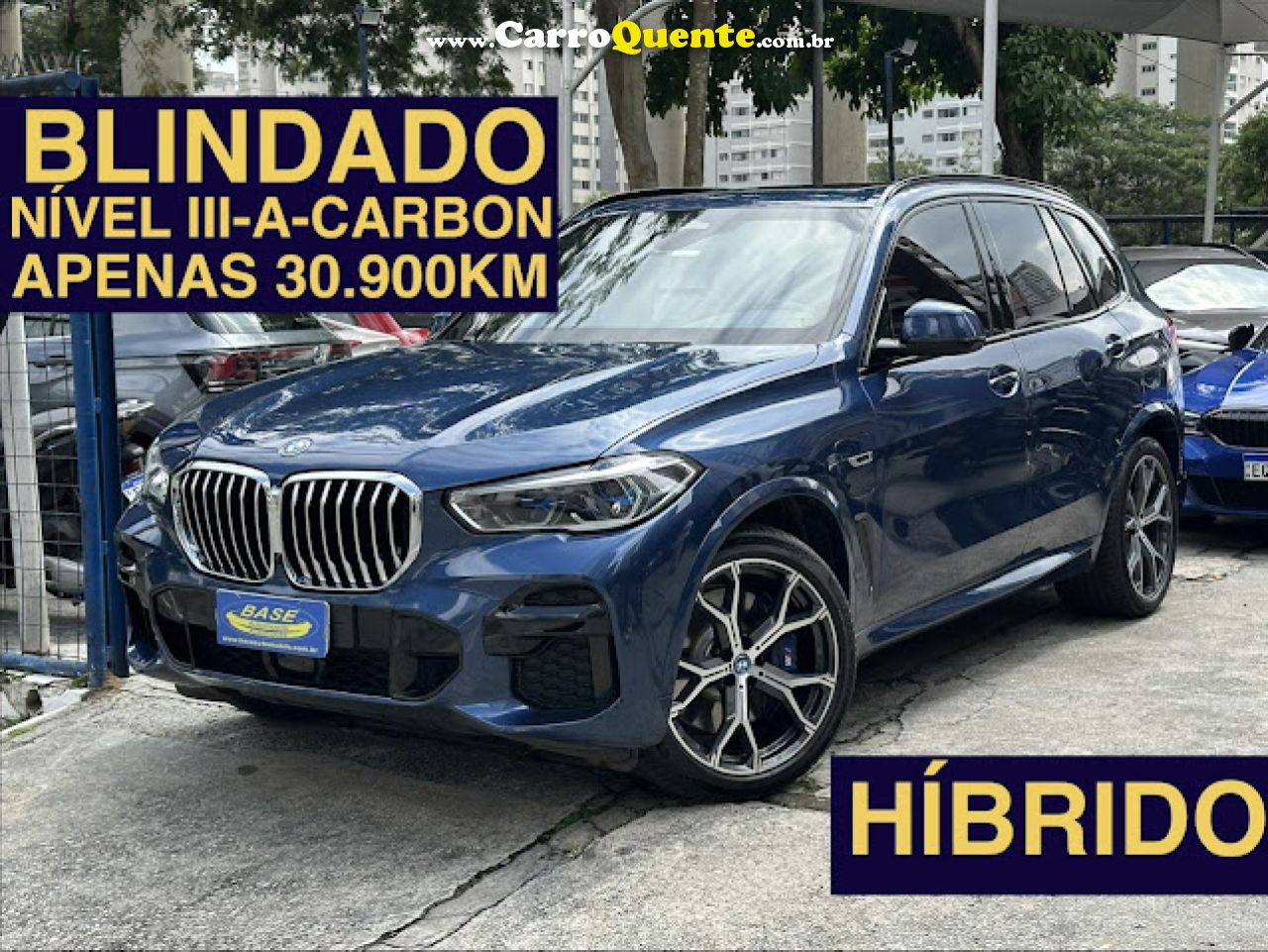 BMW   X5 XDRIVE 45E 3.0 M.SPORT  AUT. (HÍB.)   AZUL 2022 3.0 GASOLINA E ELÉTRICO - Loja