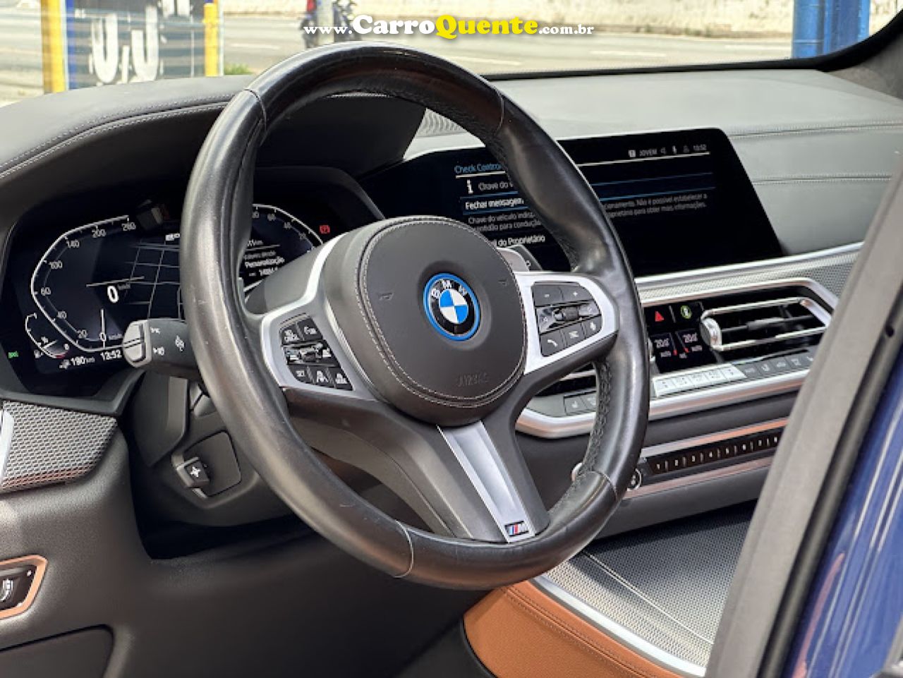 BMW   X5 XDRIVE 45E 3.0 M.SPORT  AUT. (HÍB.)   AZUL 2022 3.0 GASOLINA E ELÉTRICO - Loja