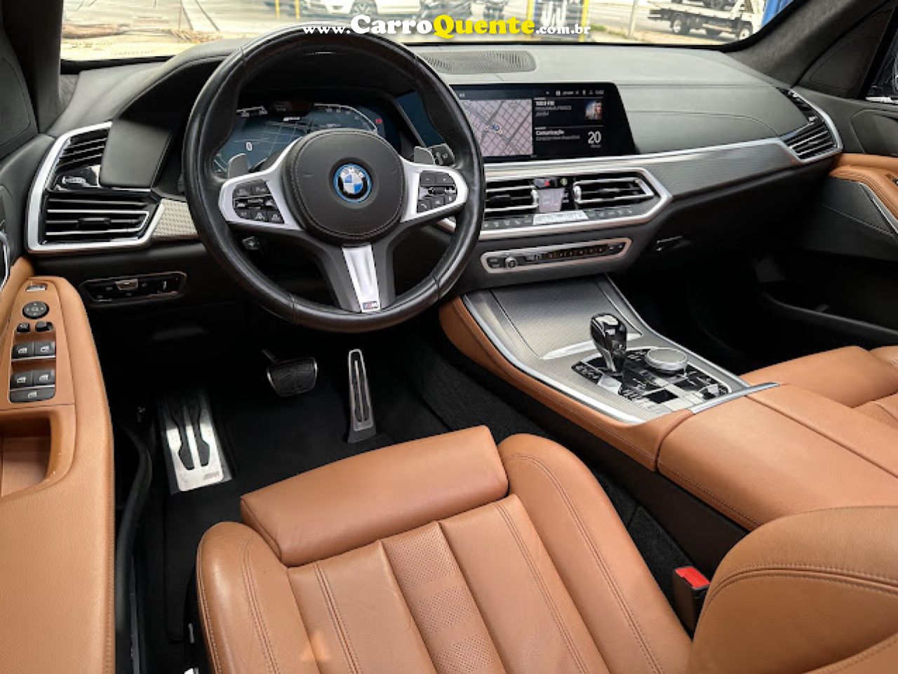 BMW   X5 XDRIVE 45E 3.0 M.SPORT  AUT. (HÍB.)   AZUL 2022 3.0 GASOLINA E ELÉTRICO - Loja
