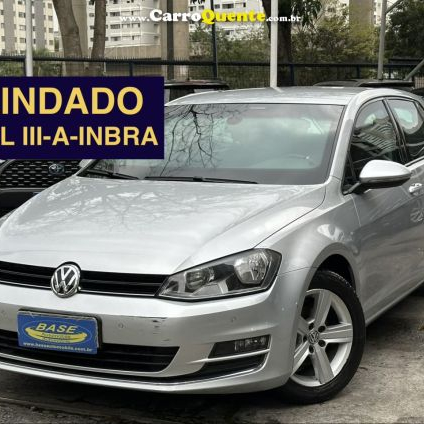 VOLKSWAGEN   GOLF HIGHLINE 1.4 TSI 140CV AUT.   PRATA 2014 1.4 TSI GASOLINA