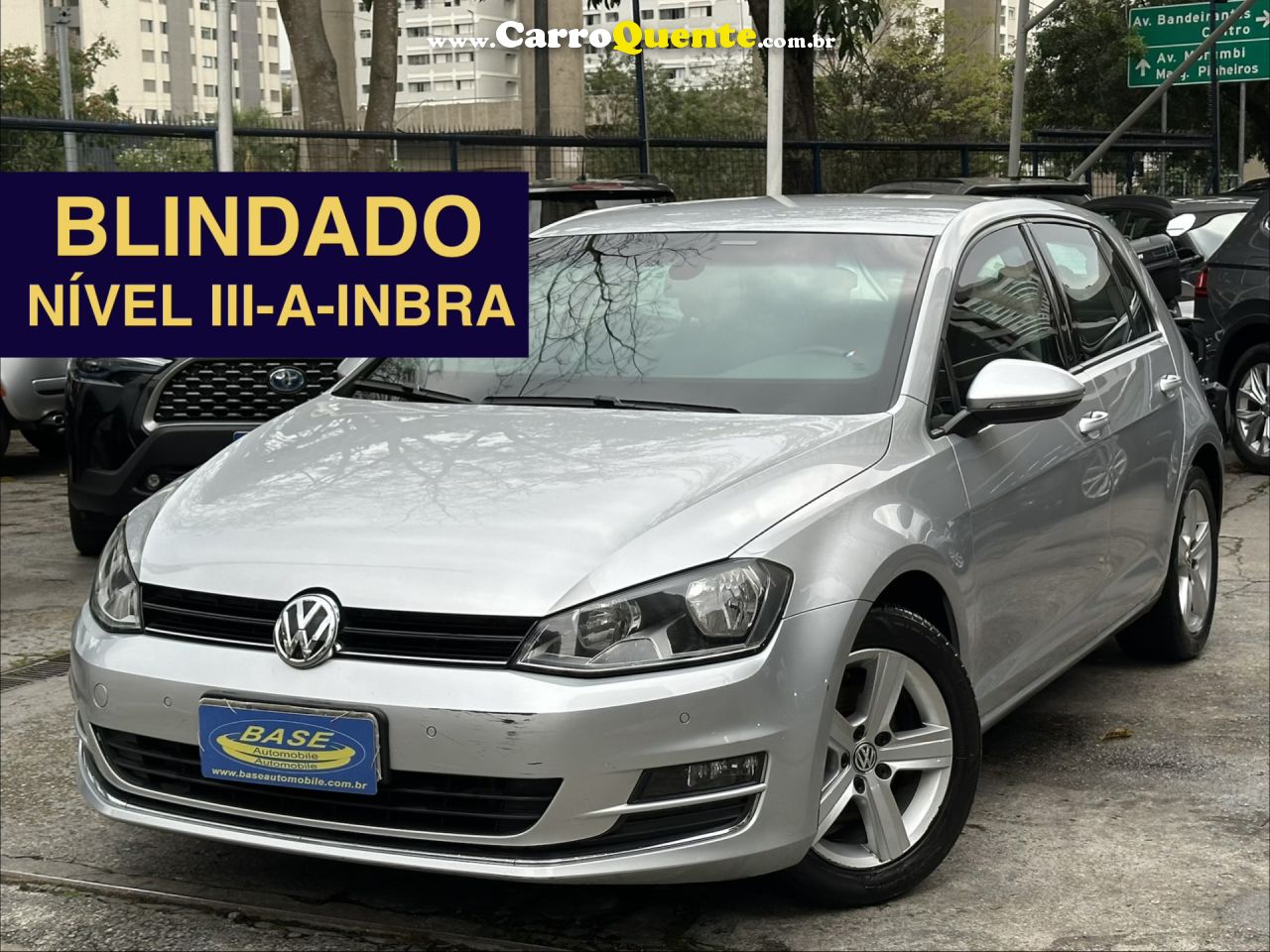 VOLKSWAGEN   GOLF HIGHLINE 1.4 TSI 140CV AUT.   PRATA 2014 1.4 TSI GASOLINA - Loja
