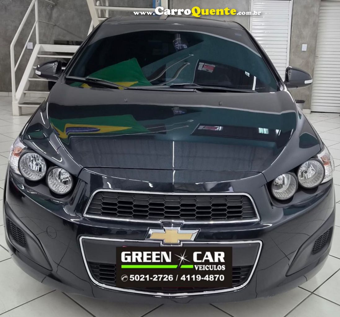 CHEVROLET   SONIC HB LT 1.6 16V FLEXPOWER 5P AUT.   PRETO 2014 1.6 FLEX - Loja